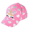 Pink Unicorn Boys & Girls Baseball Hat with Adjustable Buckle (One Size Fits Most)