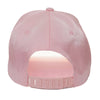 Metallic Light Pink Boys & Girls Baseball Hat with Adjustable Buckle