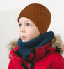 Camel Brown Boys & Girls Rib Knit Beanie Hat