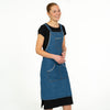 Denim Apron with 3 Pockets | Multipurpose Canvas Apron for BBQ, Gardening, Painting, Carpentry
