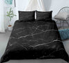 Marble Pattern Printed Duvet Cover Set With Zipper Closure Bedding Sets &amp; Comforter Covet  Pillow