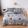 Solstice Home Textile Black Lattice Duvet Cover Pillowcase Bed Sheet Simple Boy Girls Bedding Sets Single Twin Double Cover Beds